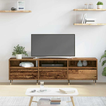 TV-kast Oud Hout 150 x 30 x 45 cm Bewerkt hout