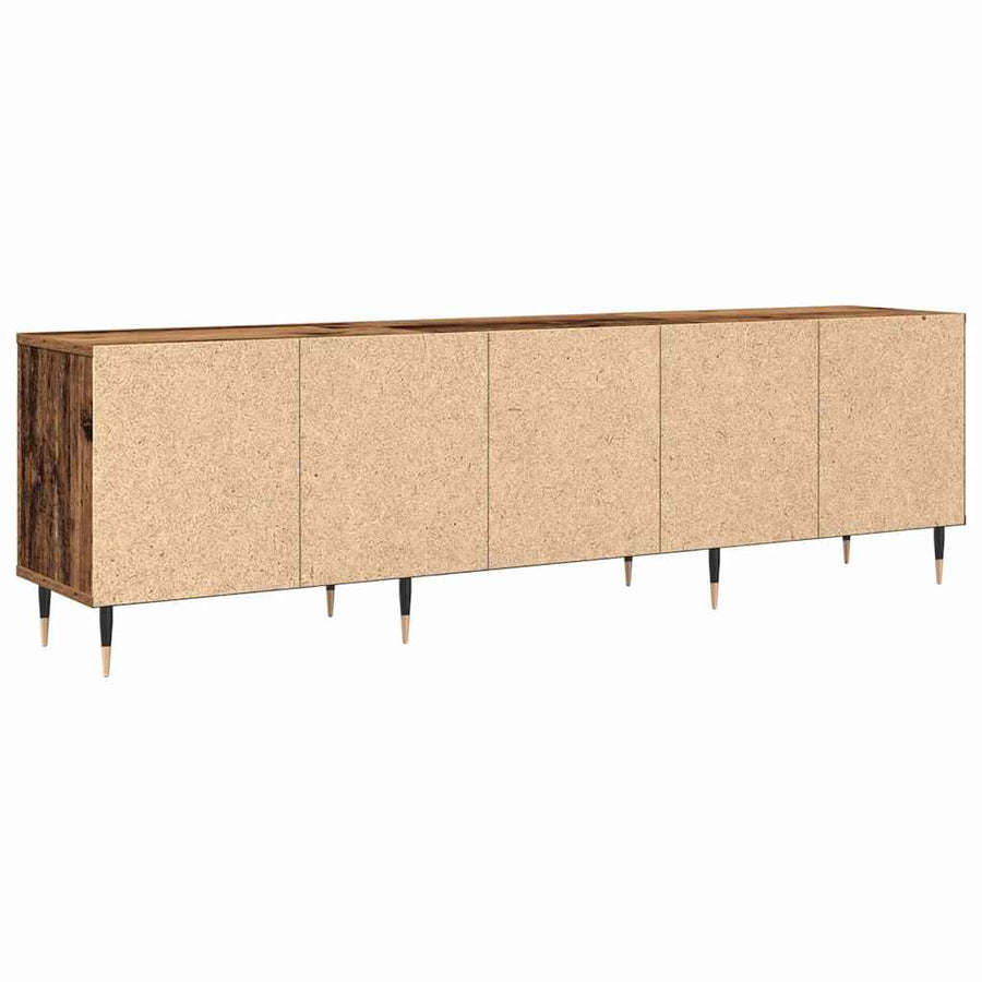 TV-kast Oud Hout 150 x 30 x 45 cm Bewerkt hout