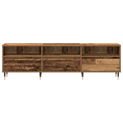 TV-kast Oud Hout 150 x 30 x 45 cm Bewerkt hout