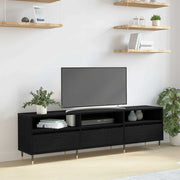 TV-kast zwart eiken 150x30x45 cm