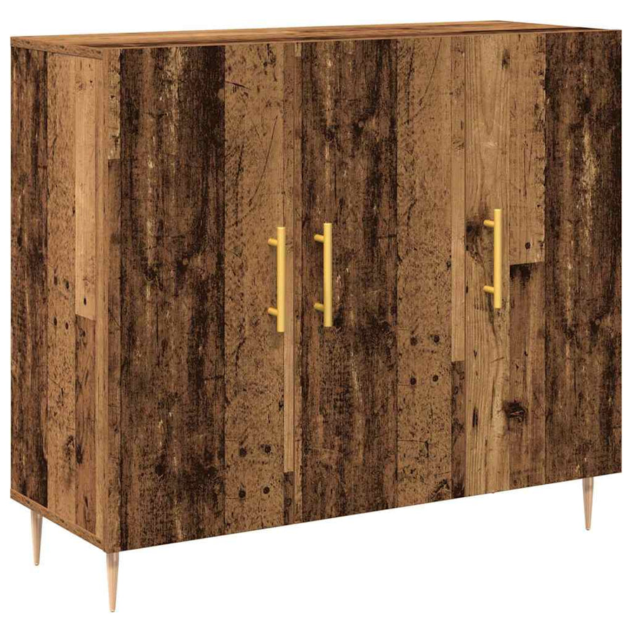 Dressoir Oudhout 90 x 34 x 80 cm Bewerkt hout