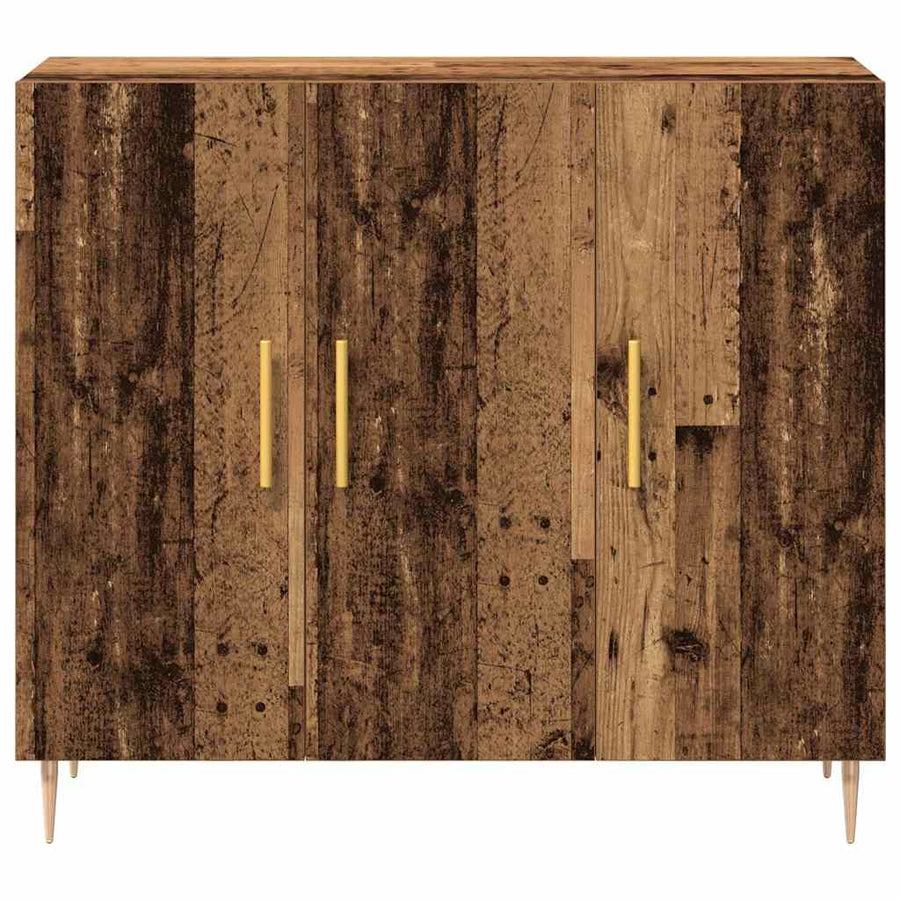 Dressoir Oudhout 90 x 34 x 80 cm Bewerkt hout