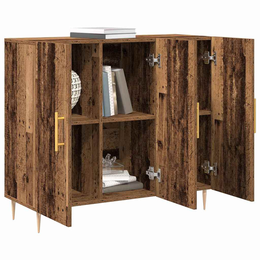 Dressoir Oudhout 90 x 34 x 80 cm Bewerkt hout