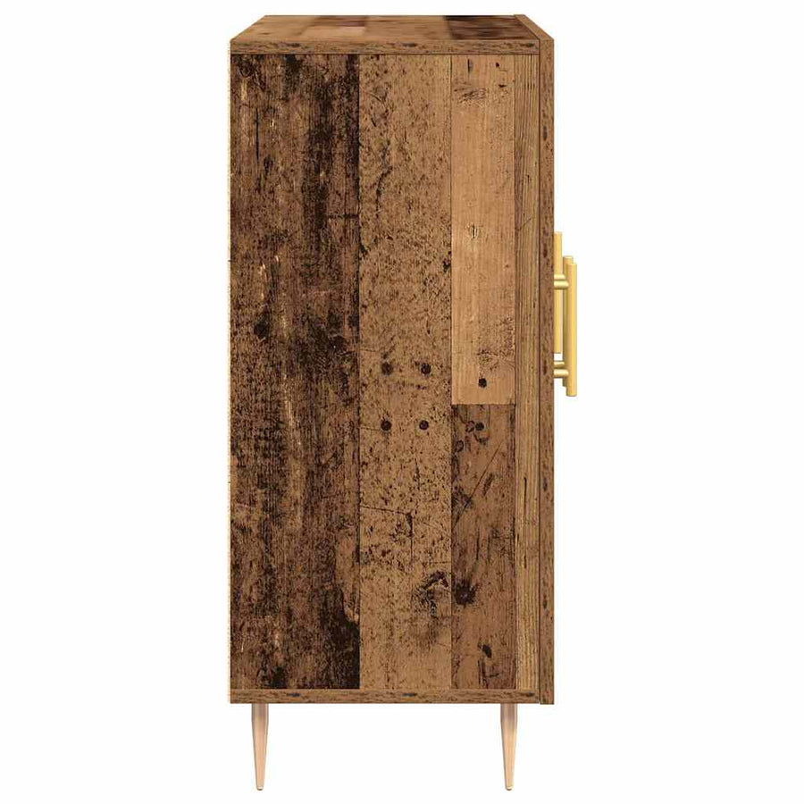 Dressoir Oudhout 90 x 34 x 80 cm Bewerkt hout
