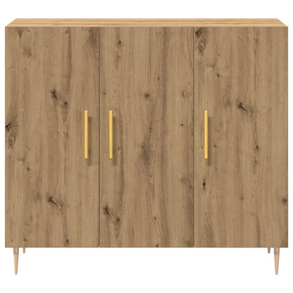 Dressoir Artisan Eiken 90 x 34 x 80 cm Bewerkt hout