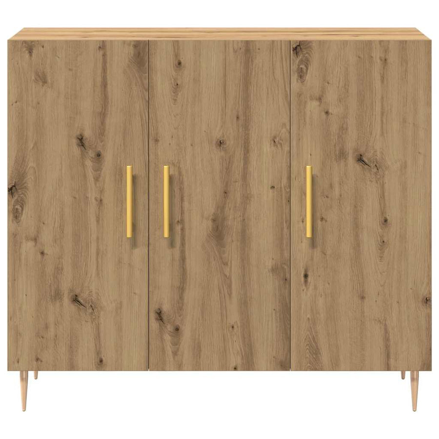 Dressoir Artisan Eiken 90 x 34 x 80 cm Bewerkt hout
