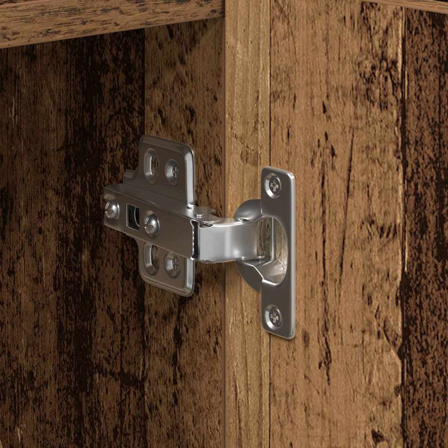 Dressoir Oudhout 90 x 34 x 80 cm Bewerkt hout