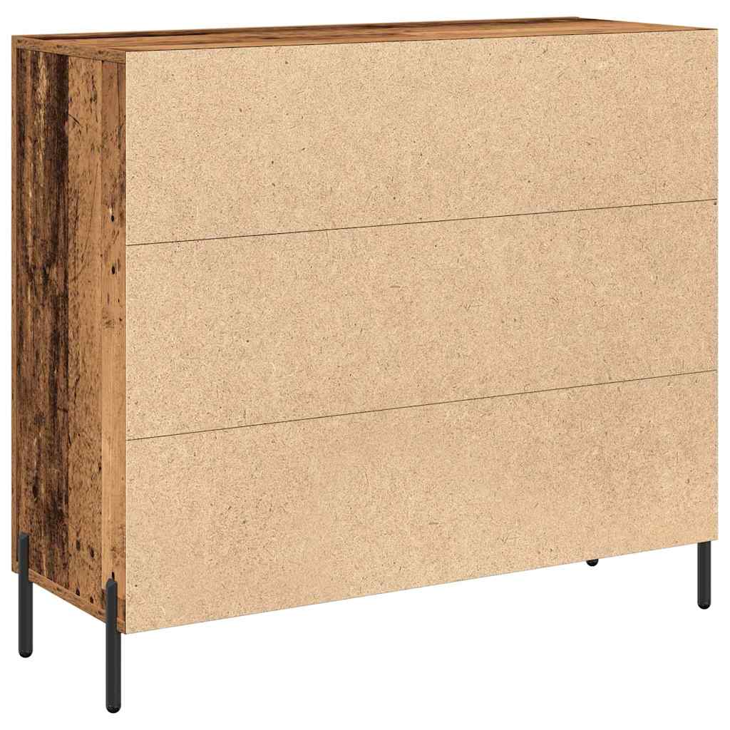 Dressoir Oudhout 90 x 34 x 80 cm Bewerkt hout