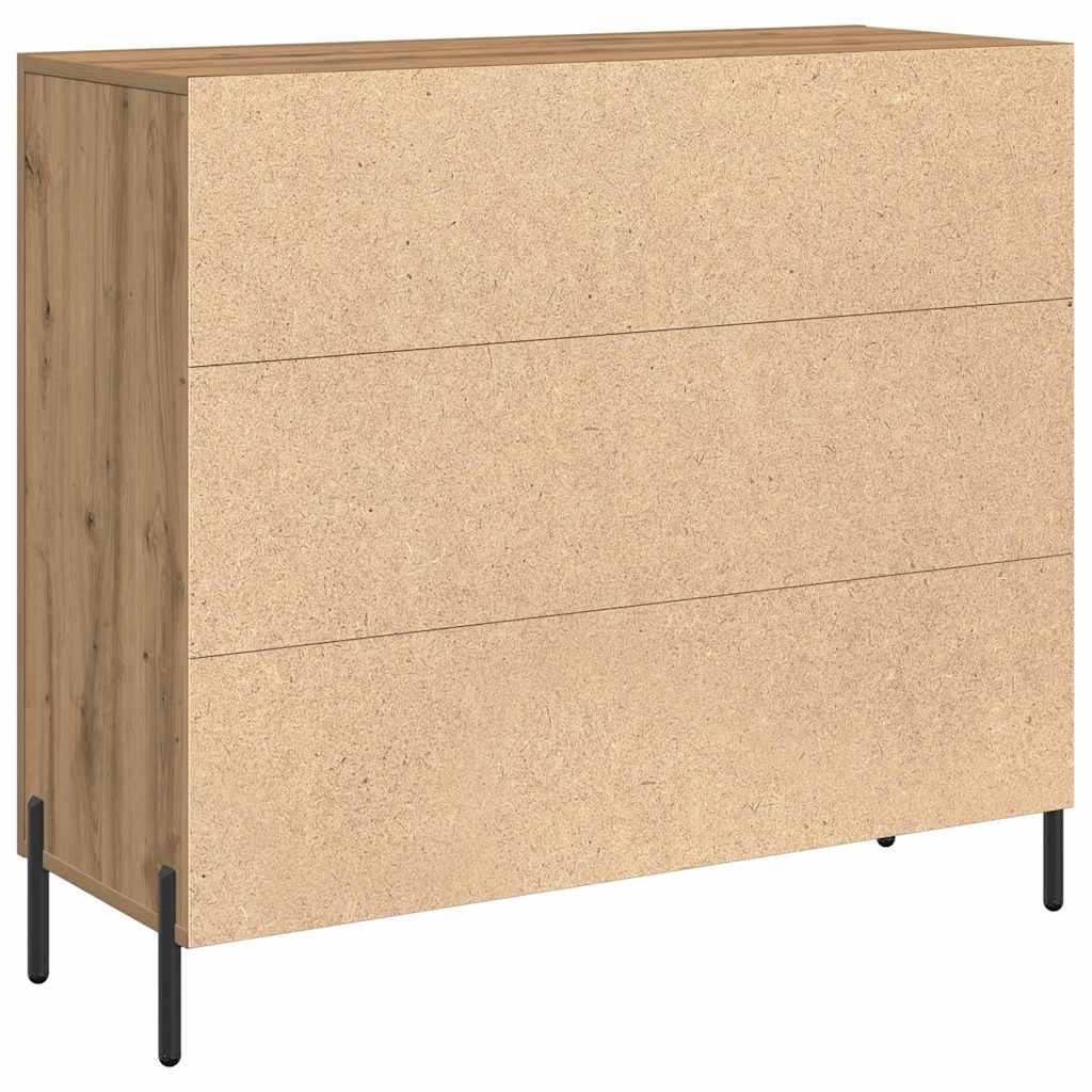Dressoir Artisan Eiken 90 x 34 x 80 cm Bewerkt hout