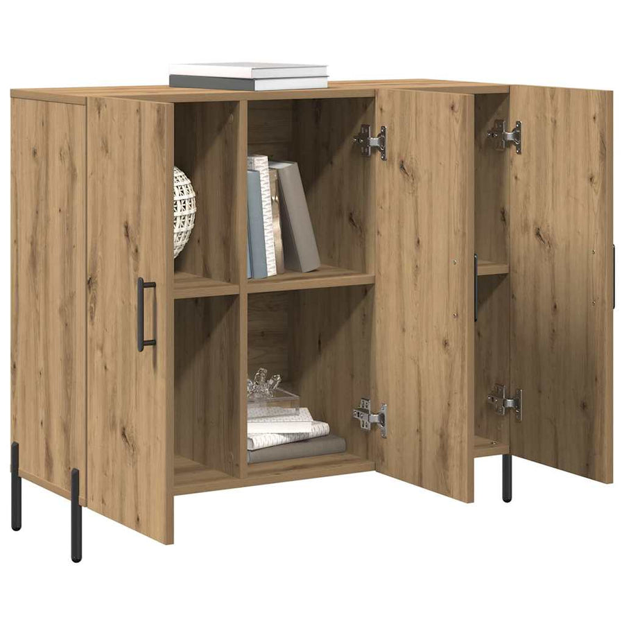 Dressoir Artisan Eiken 90 x 34 x 80 cm Bewerkt hout