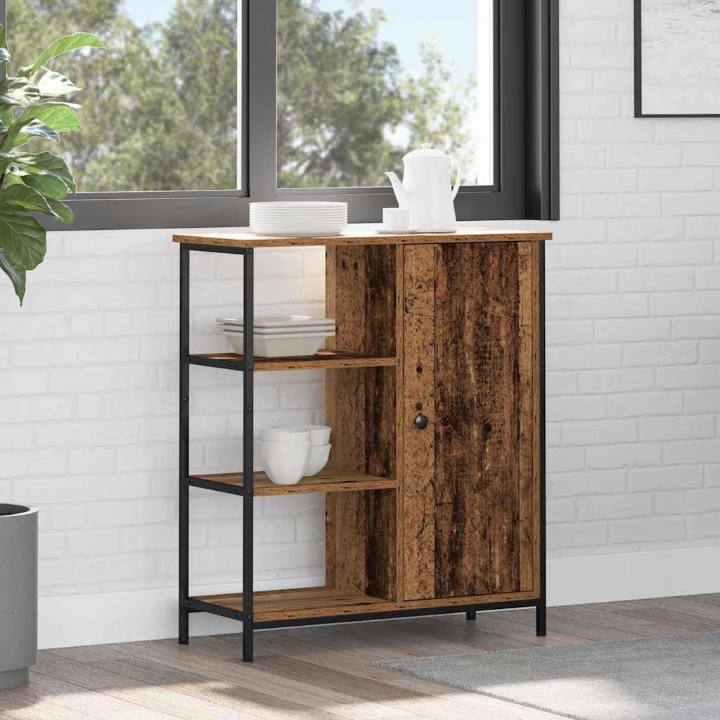 Dressoir Oude Hout 70X30X80 Cm Engineered Hout Oud hout