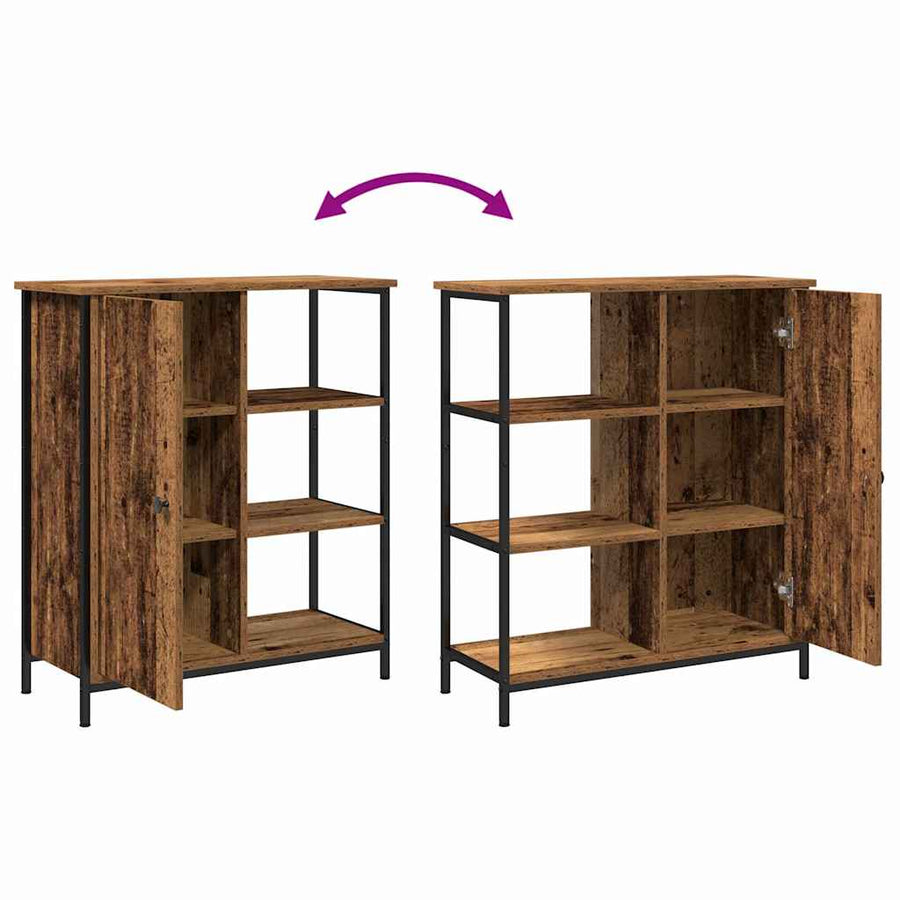 Dressoir Oude Hout 70X30X80 Cm Engineered Hout Oud hout
