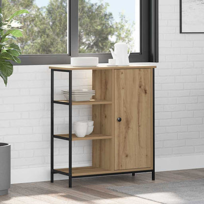 Sideboard Artisan Eiken 70X30X80 Cm Geengineerd Hout artisanaal eikenkleurig