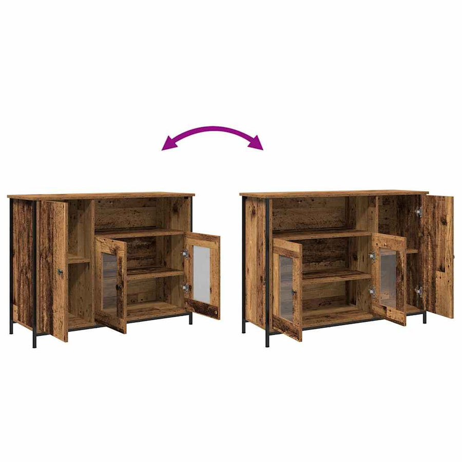 Dressoir Oudhout 100 x 35 x 75 cm