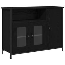 Dressoir Zwart Eiken 100 x 35 x 75 cm