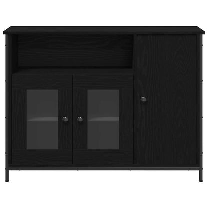 Dressoir Zwart Eiken 100 x 35 x 75 cm