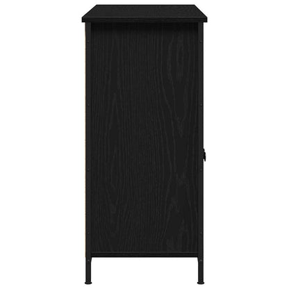 Dressoir Zwart Eiken 100 x 35 x 75 cm