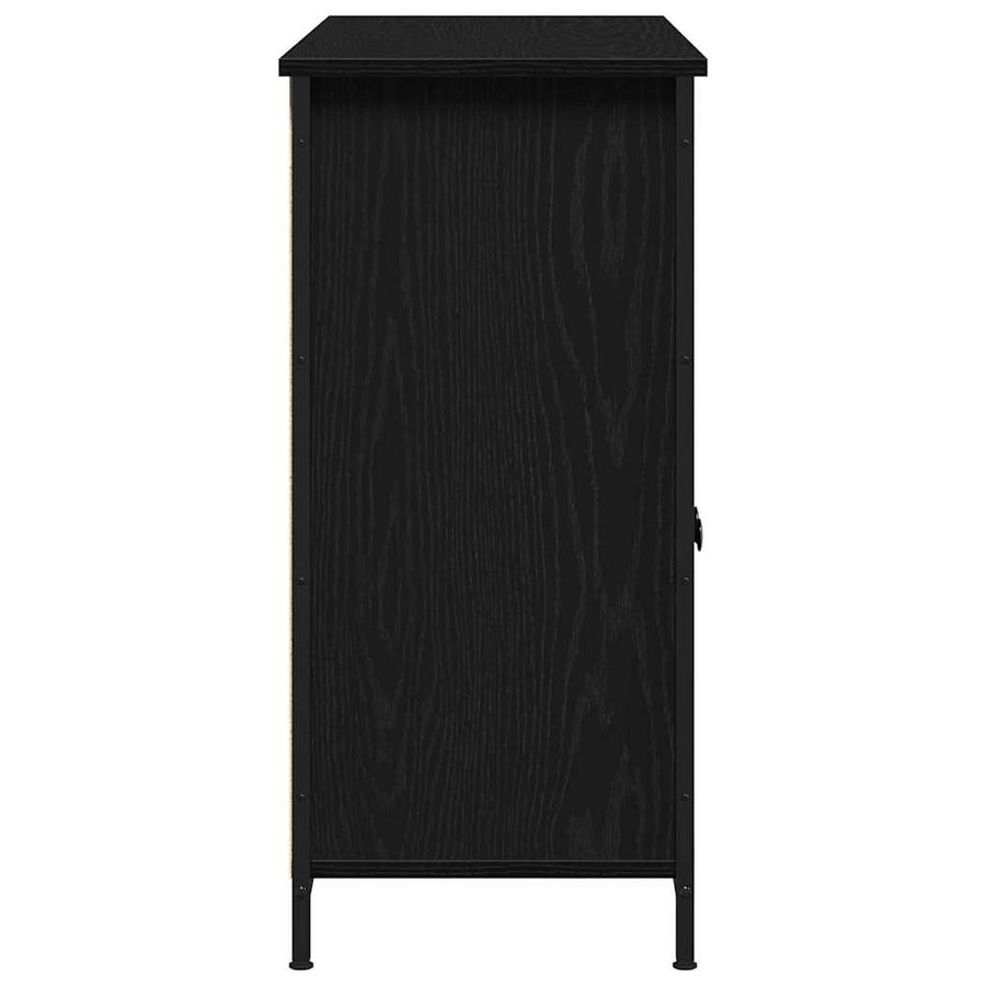 Dressoir Zwart Eiken 100 x 35 x 75 cm
