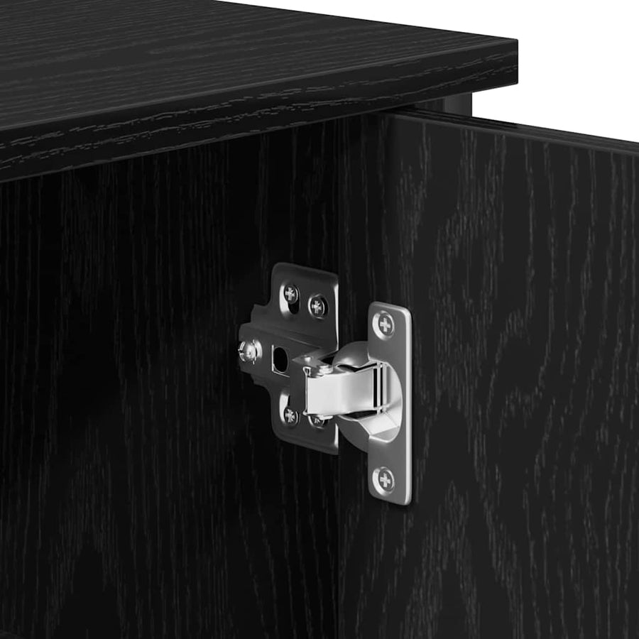 Dressoir Zwart Eiken 100 x 35 x 70 cm