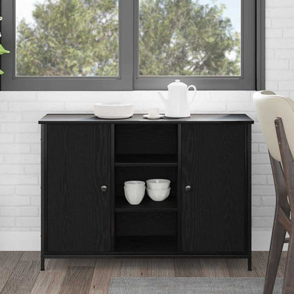 Dressoir Zwart Eiken 100 x 35 x 70 cm