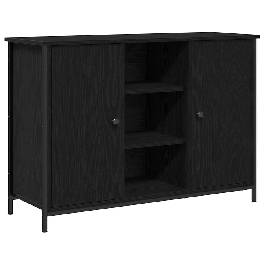 Dressoir Zwart Eiken 100 x 35 x 70 cm