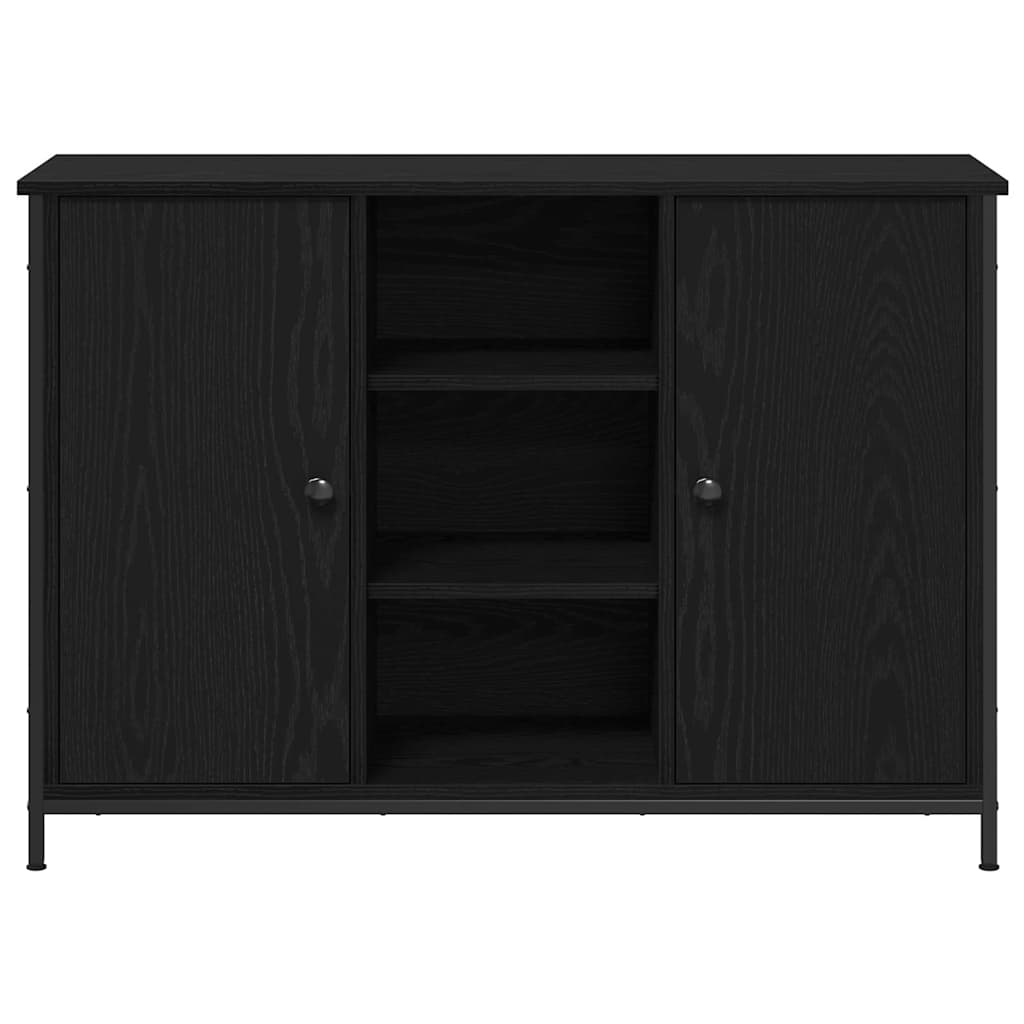 Dressoir Zwart Eiken 100 x 35 x 70 cm