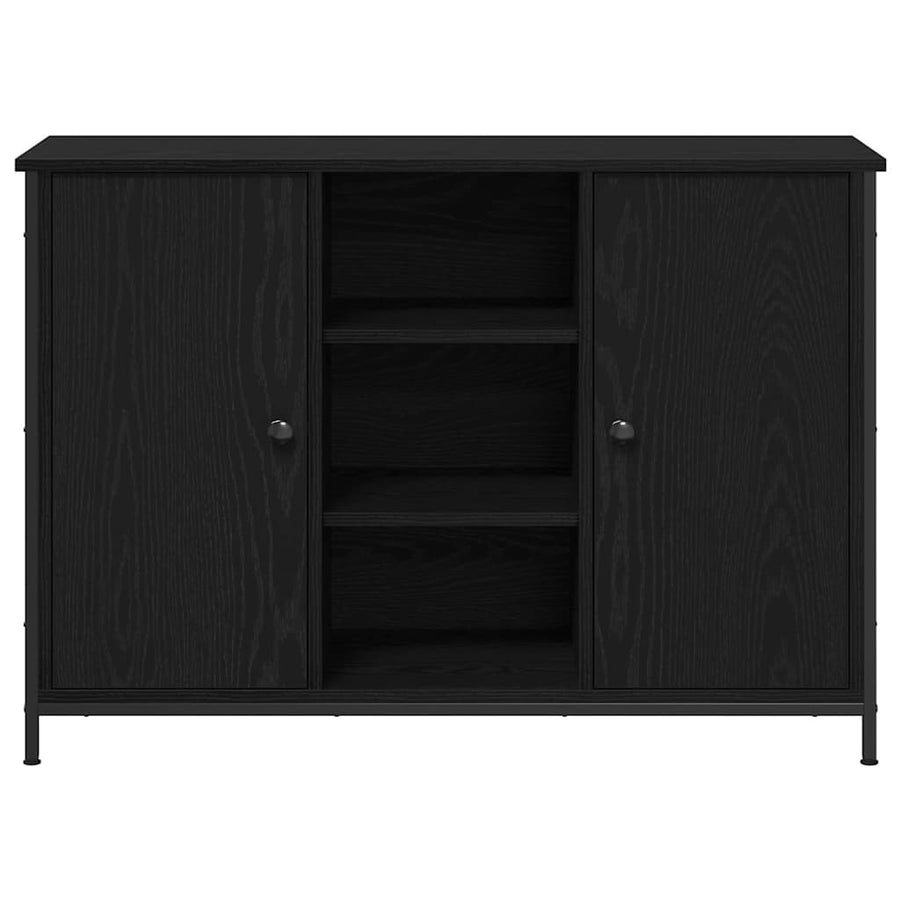 Dressoir Zwart Eiken 100 x 35 x 70 cm