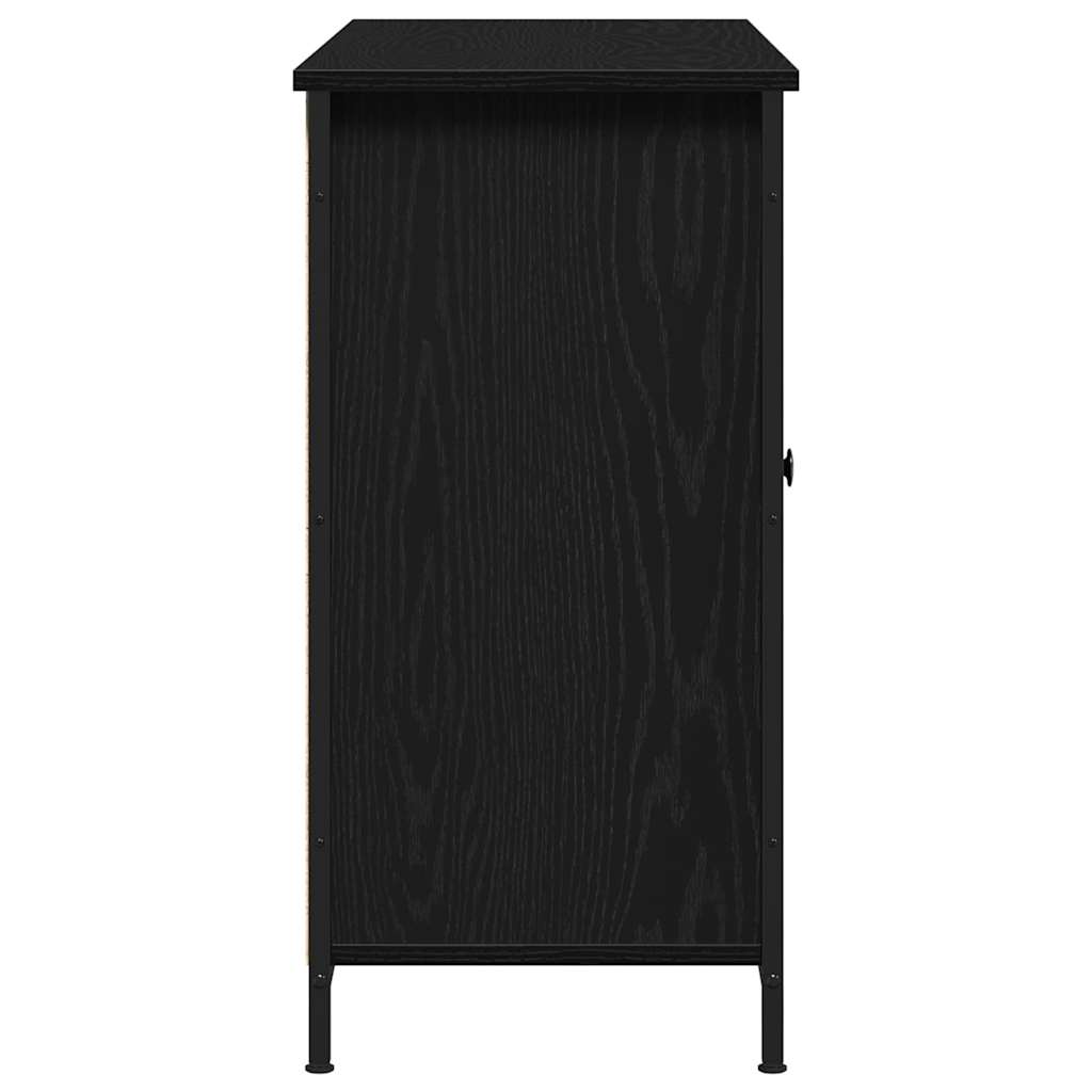 Dressoir Zwart Eiken 100 x 35 x 70 cm