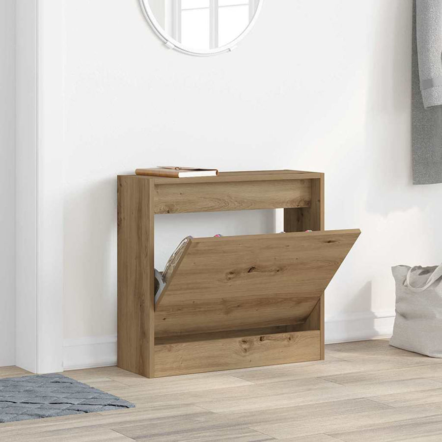 Schoenenkast Artisan Eiken 60 x 21 x 57 cm Bewerkt hout