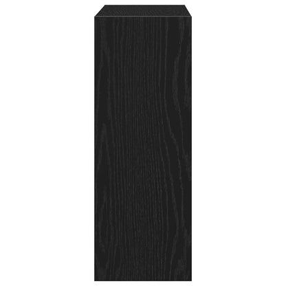 Schoenenkast met plank Zwart Eiken 60 x 21 x 57 cm Bewerkt hout