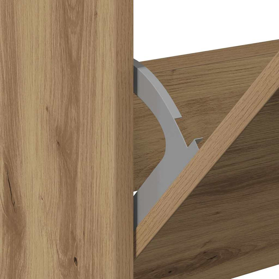 Schoenenkast Artisan Eiken 80 x 21 x 125,5 cm Bewerkt hout