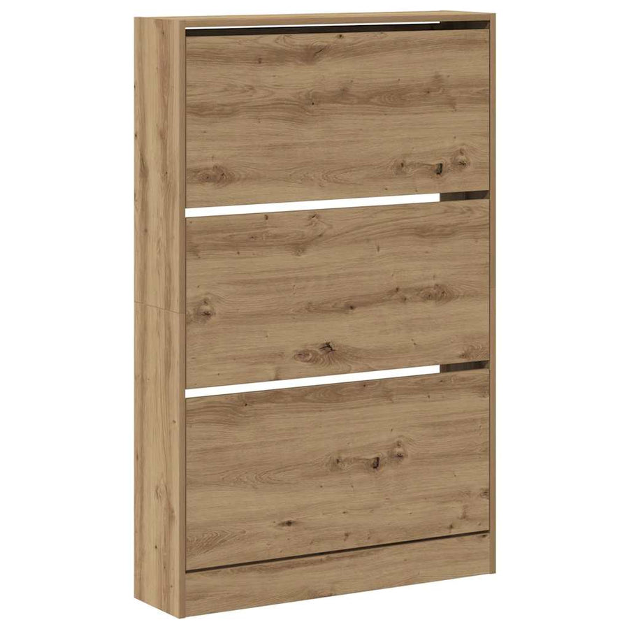 Schoenenkast Artisan Eiken 80 x 21 x 125,5 cm Bewerkt hout