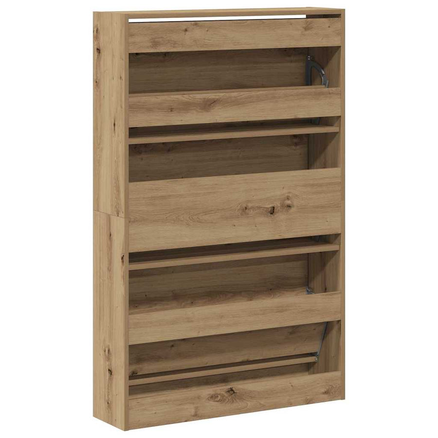 Schoenenkast Artisan Eiken 80 x 21 x 125,5 cm Bewerkt hout