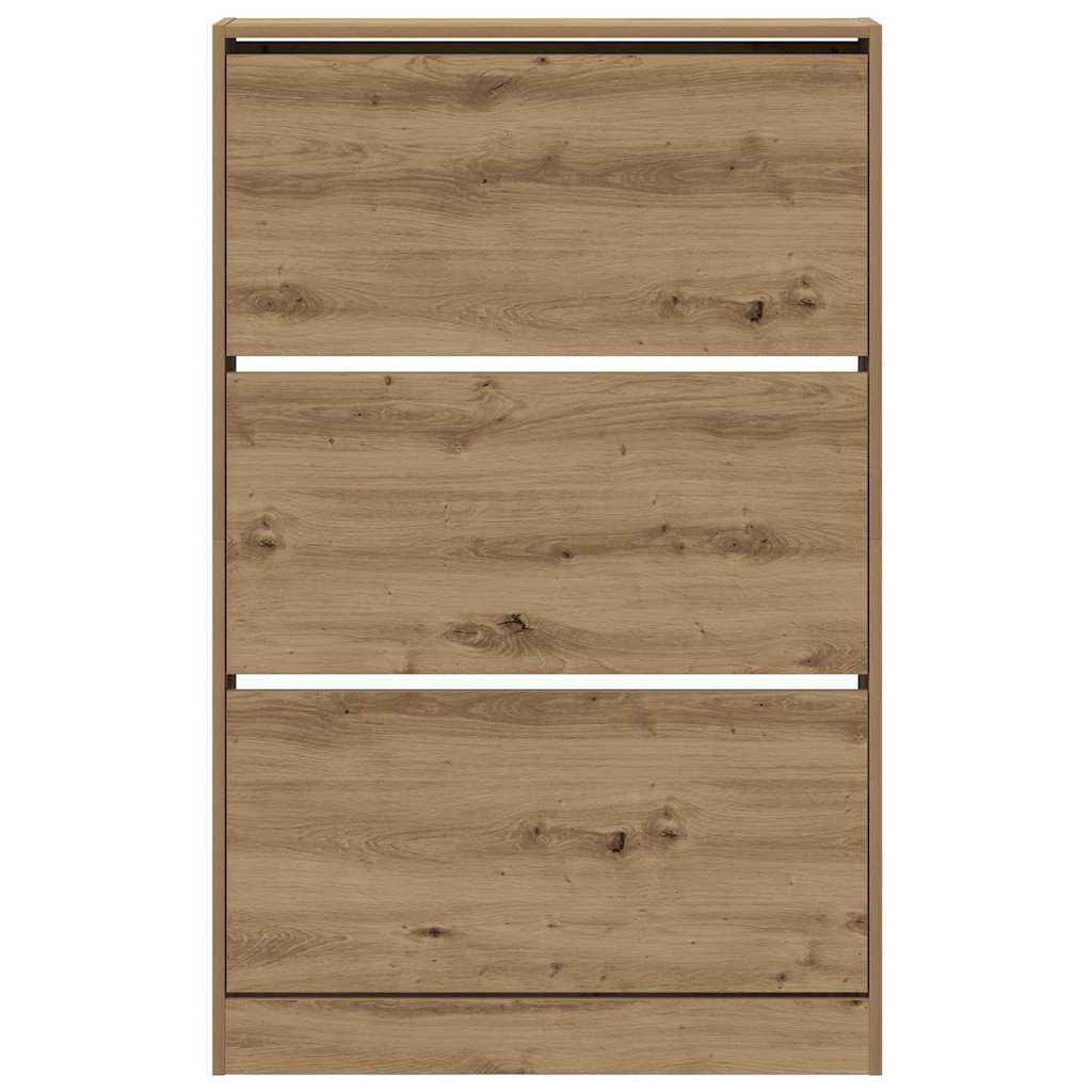 Schoenenkast Artisan Eiken 80 x 21 x 125,5 cm Bewerkt hout