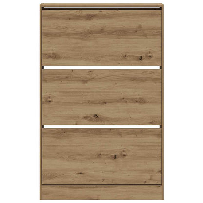 Schoenenkast Artisan Eiken 80 x 21 x 125,5 cm Bewerkt hout