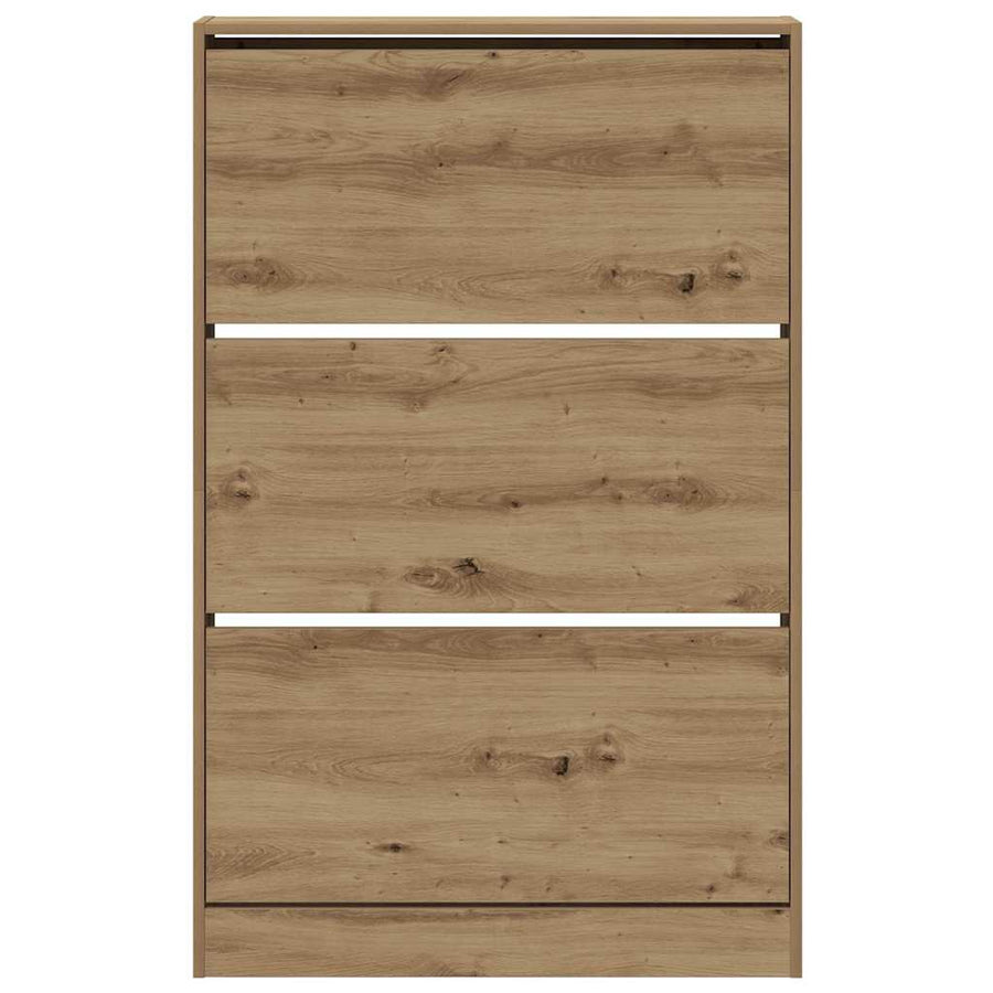Schoenenkast Artisan Eiken 80 x 21 x 125,5 cm Bewerkt hout