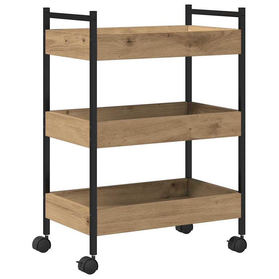 Keuken Trolley Artisan Eiken 50 x 30 x 70 cm Bewerkt hout
