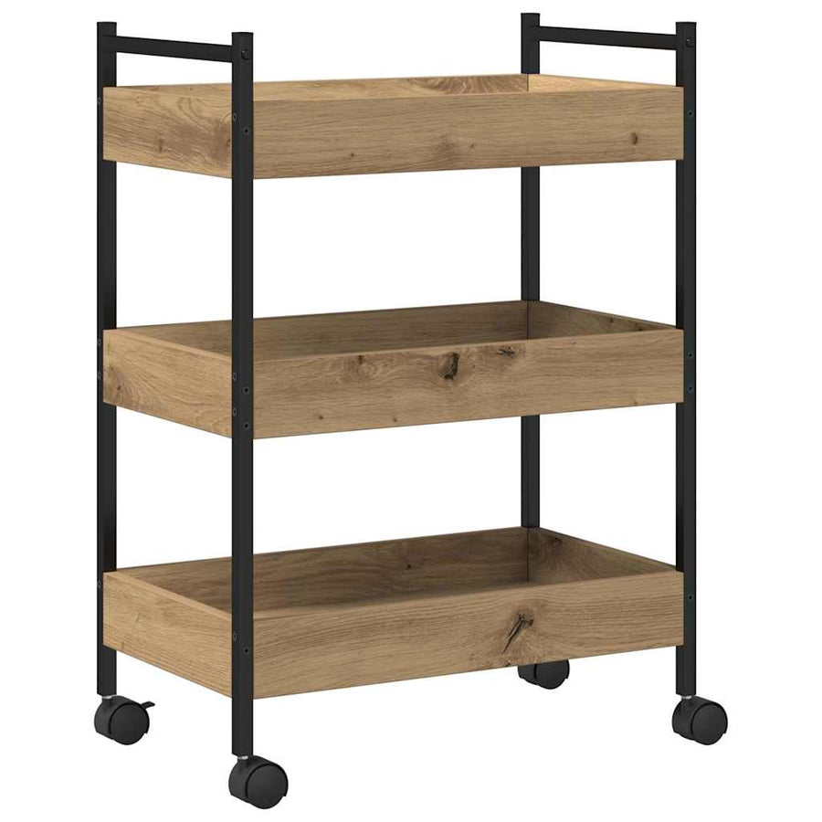 Keuken Trolley Artisan Eiken 50 x 30 x 70 cm Bewerkt hout