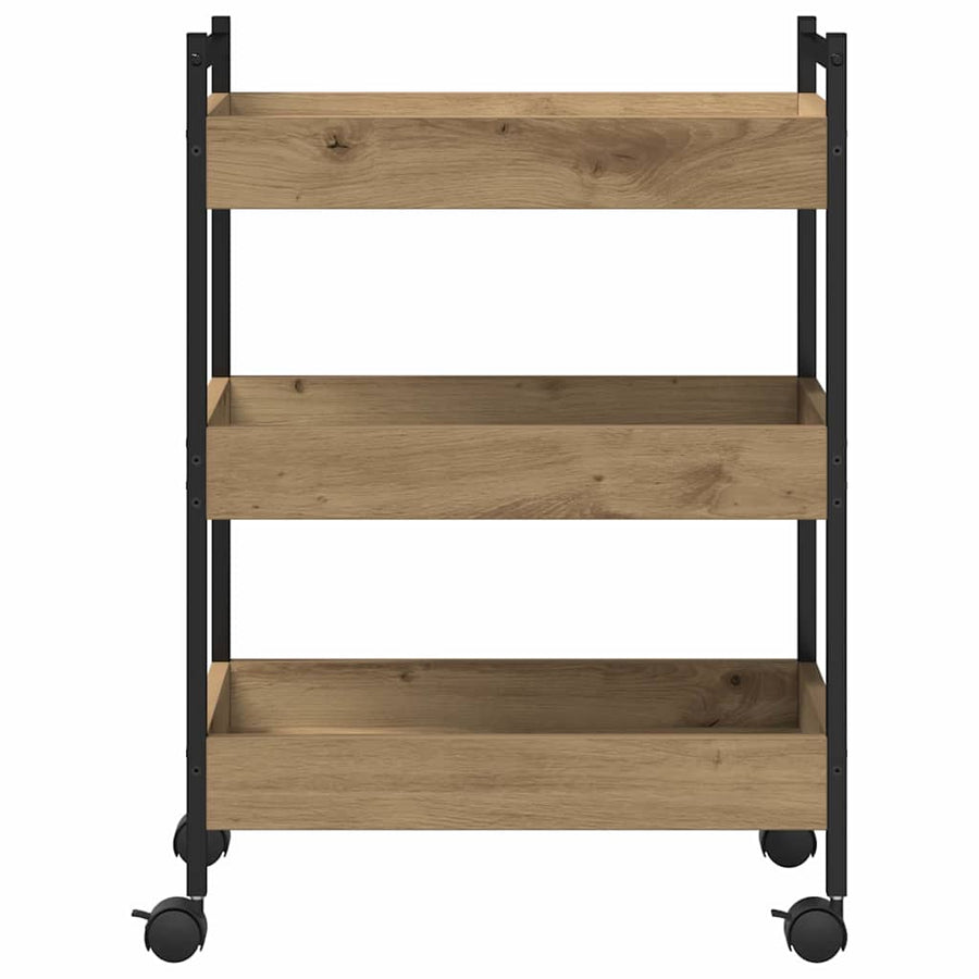 Keuken Trolley Artisan Eiken 50 x 30 x 70 cm Bewerkt hout
