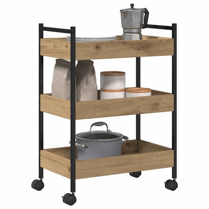 Keuken Trolley Artisan Eiken 50 x 30 x 70 cm Bewerkt hout
