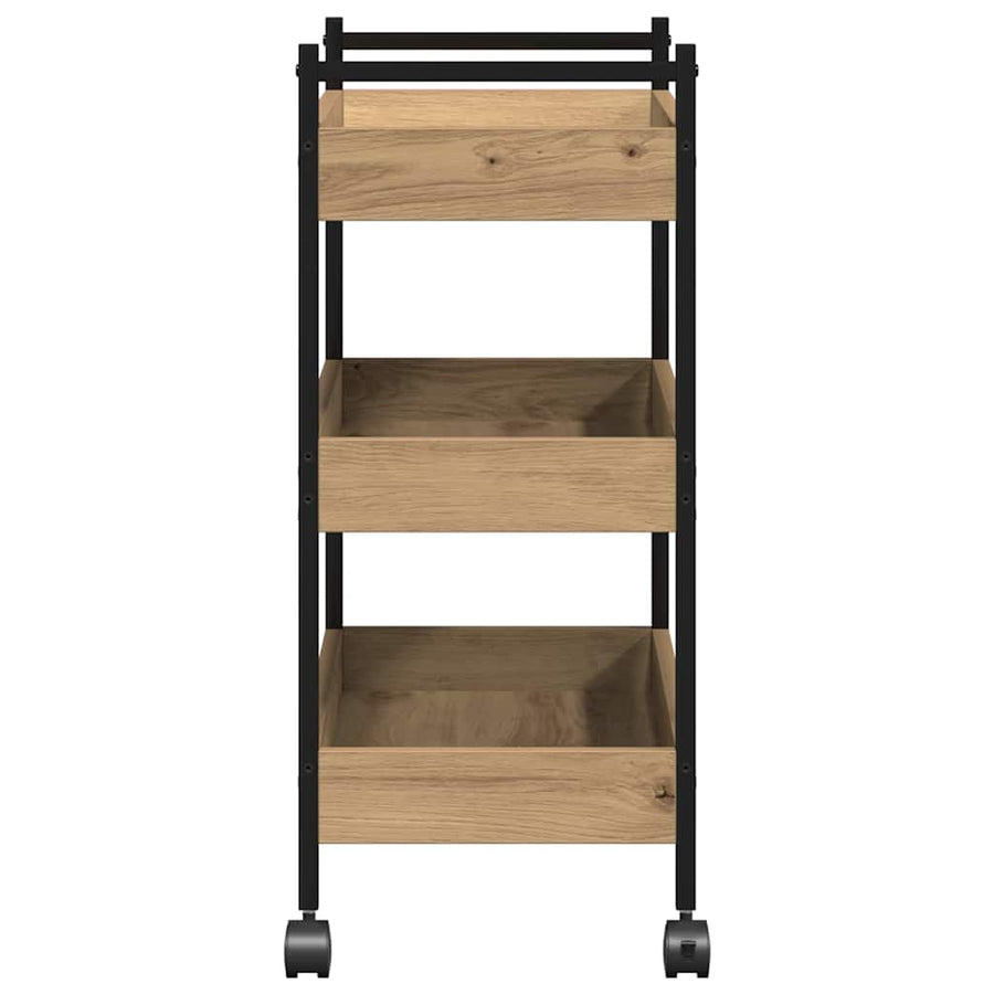 Keuken Trolley Artisan Eiken 50 x 30 x 70 cm Bewerkt hout