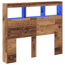 Hoofdbord met plank Oud Hout 120 x 17 x 102 cm Bewerkt hout