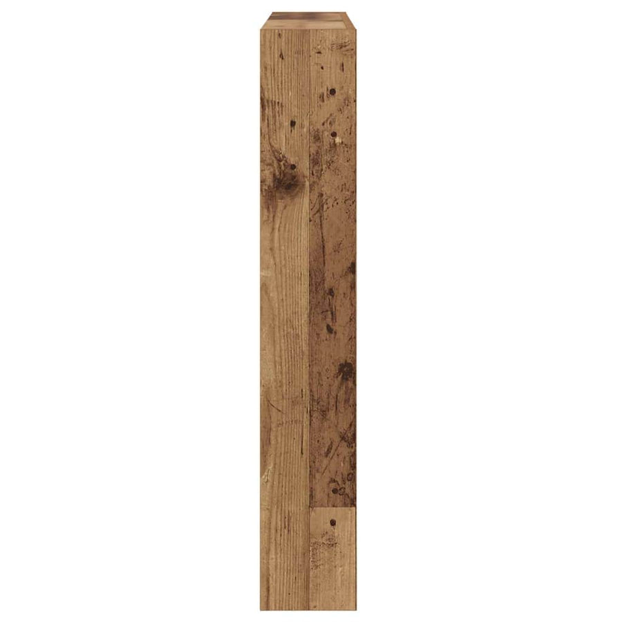 Hoofdbord met plank Oud Hout 120 x 17 x 102 cm Bewerkt hout