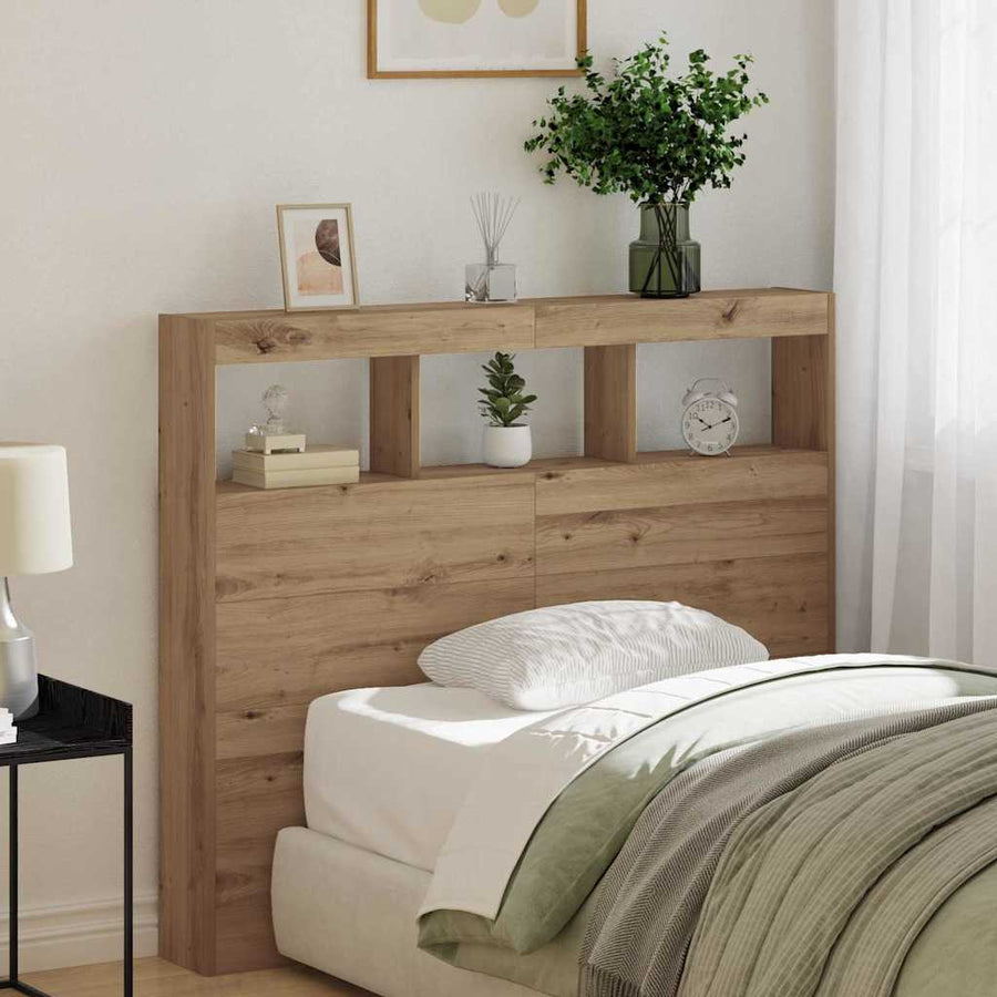 Hoofdbord Artisan Eiken 120 x 17 x 102 cm Bewerkt hout