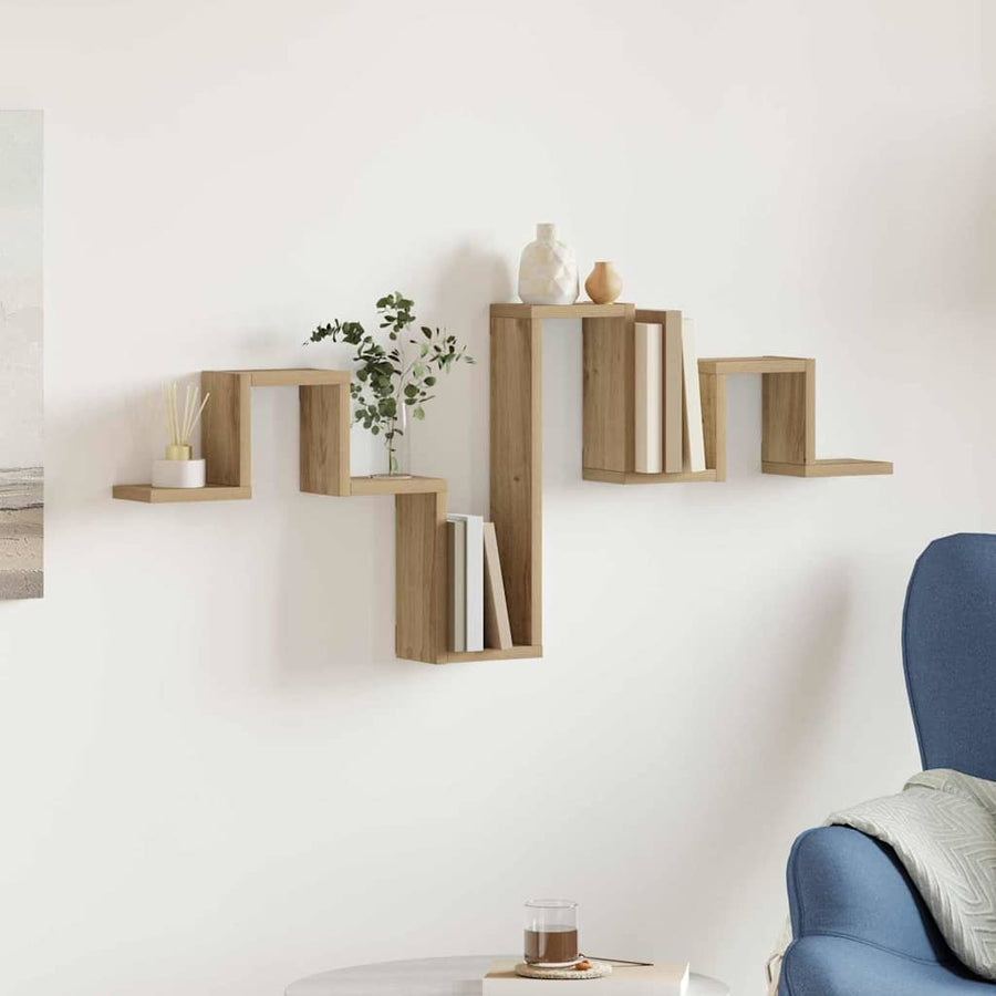 Wandplank Wandgemonteerd Artisan Eiken 104.5 x 43 x 10 cm