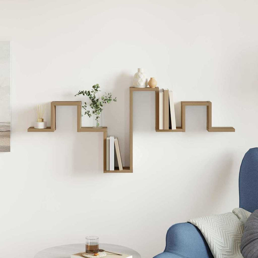 Wandplank Wandgemonteerd Artisan Eiken 104.5 x 43 x 10 cm
