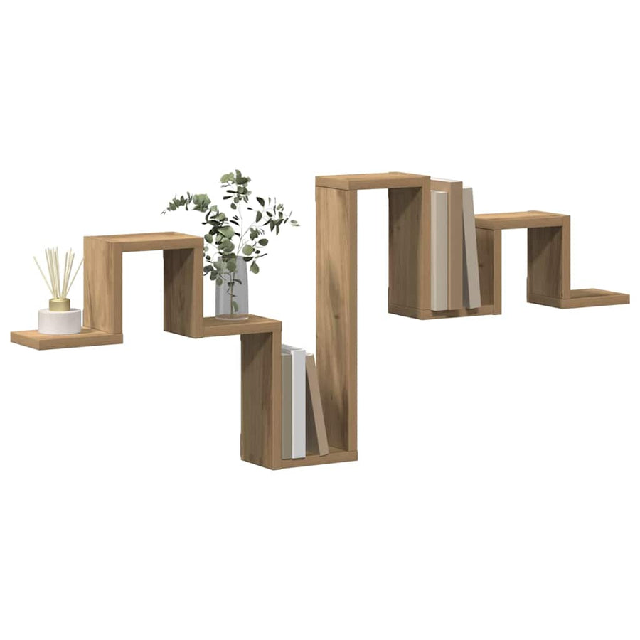 Wandplank Wandgemonteerd Artisan Eiken 104.5 x 43 x 10 cm