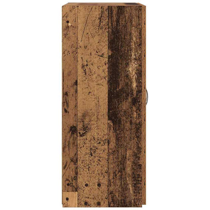 Kantoorkast Zwart Eiken 70 x 32 x 77.5 cm Bewerkt hout