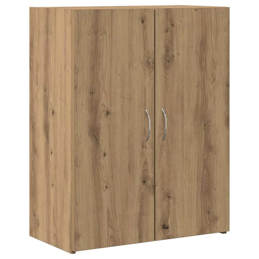 Kantoorkast met plank Oudhout 70 x 32 x 77.5 cm Bewerkt hout