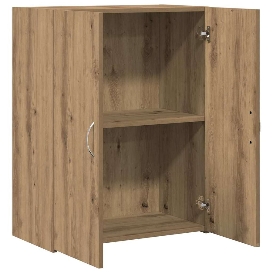 Kantoorkast met plank Oudhout 70 x 32 x 77.5 cm Bewerkt hout